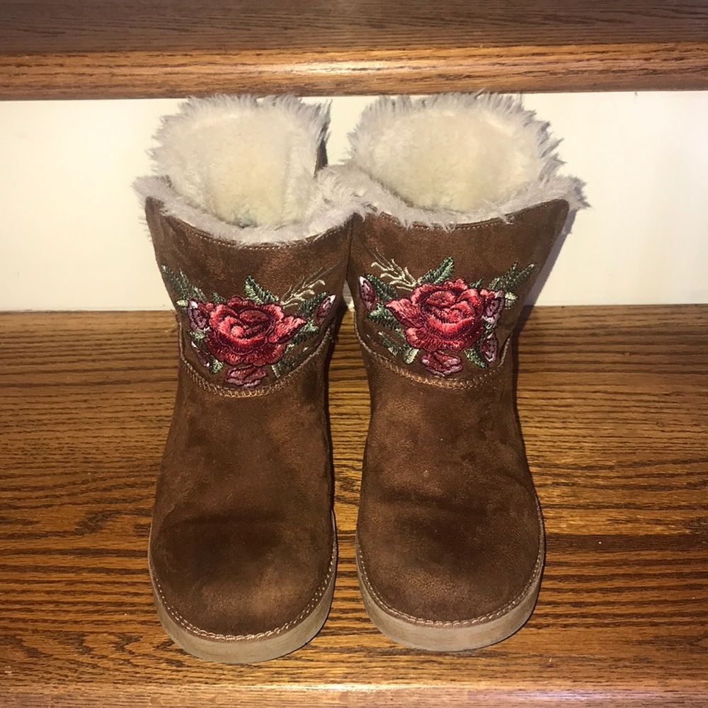 Brown Microsuede Shoes Sz 7.5